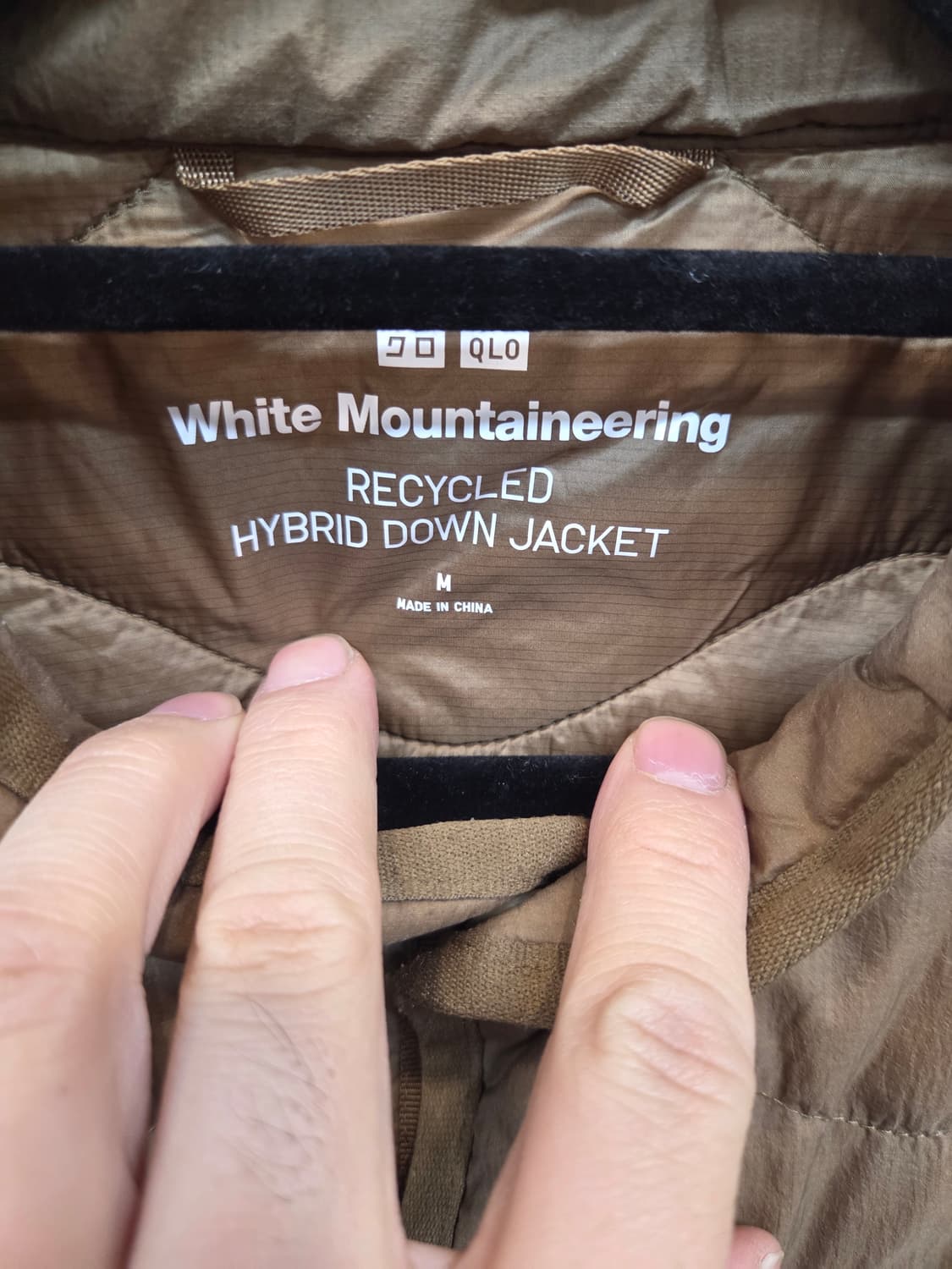 유니클로 마운티니어링 리사이클 하이브리드 퀄팅 자켓 m 상품이미지3