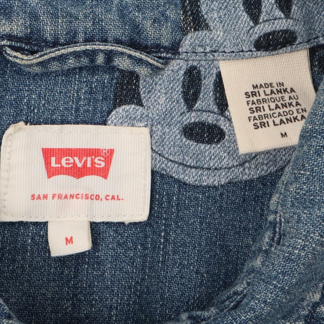 리바이스 x 디즈니 미키마우스 데님 셔츠 상품이미지8