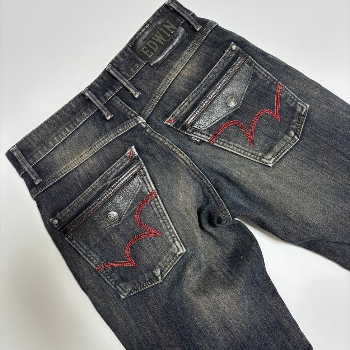 에드윈(EDWIN) XV 오리지널 웨스턴 블랙 컷 데님 상품이미지7