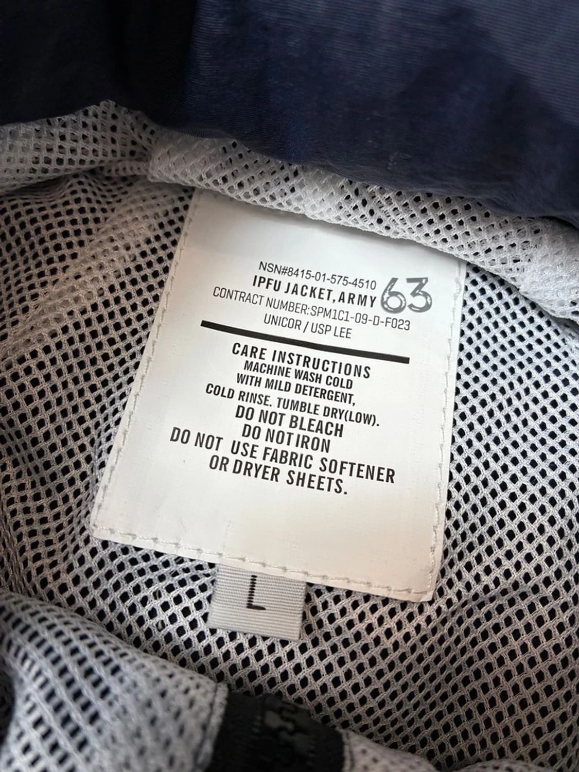 U.S. Air Force IPFU 바람막이 자켓 PN9144 상품이미지7