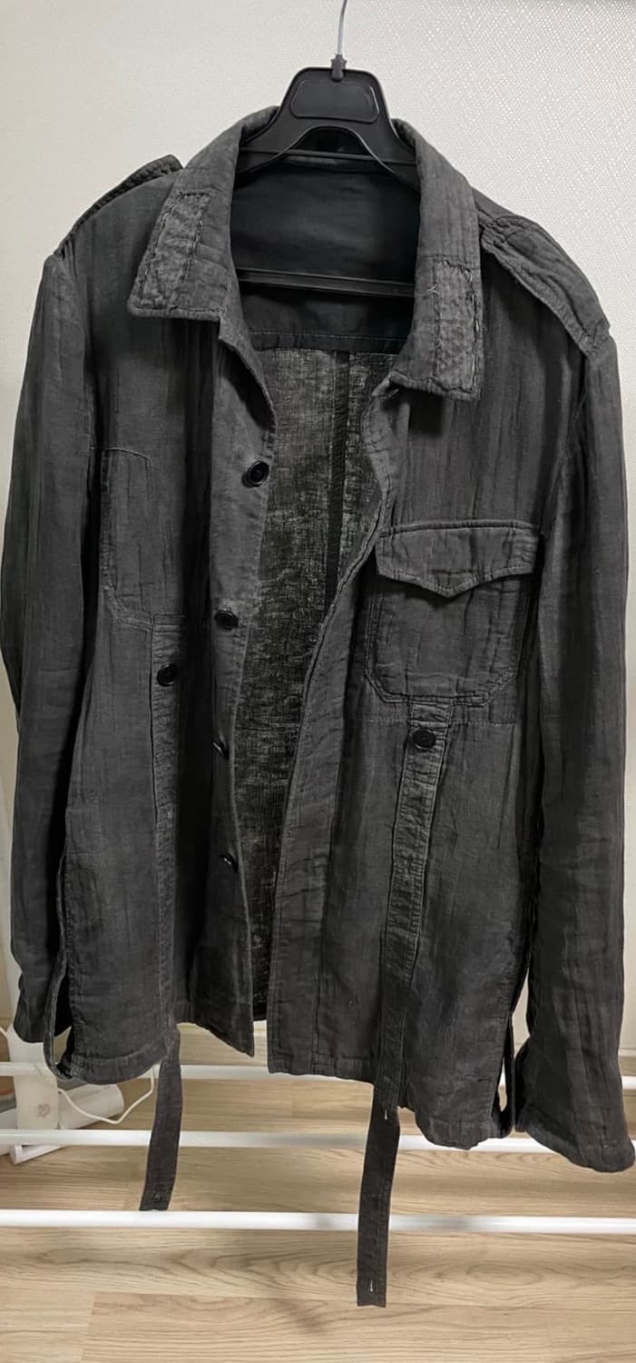 요지야마모토 Y’s 린넨 나염 셔츠자켓 상품이미지1