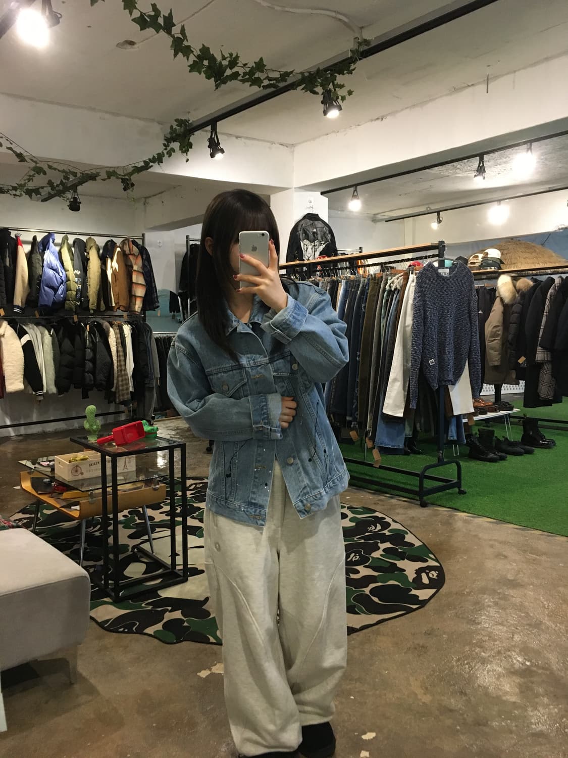 토니웩 머스크 페인팅 데님 자켓 상품이미지4