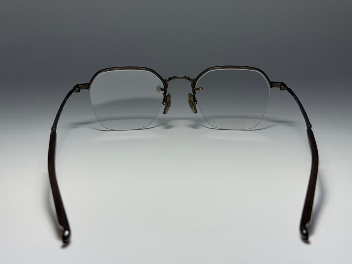 9999 포나인즈 일본 명품 티타늄 반무테 림리스 안경 0232 상품이미지5