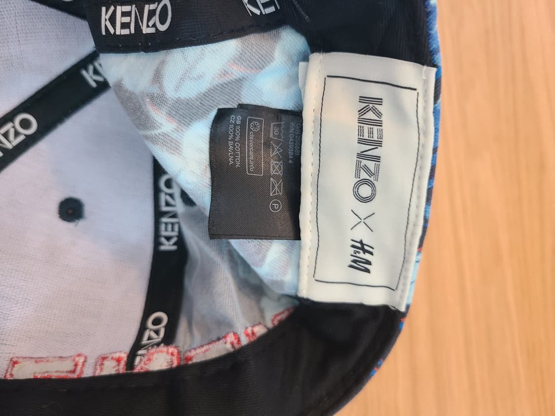 [KENZO × H&M] 한정판 콜라보 플라워 타이거 스냅백 (블루 패턴 상품이미지6