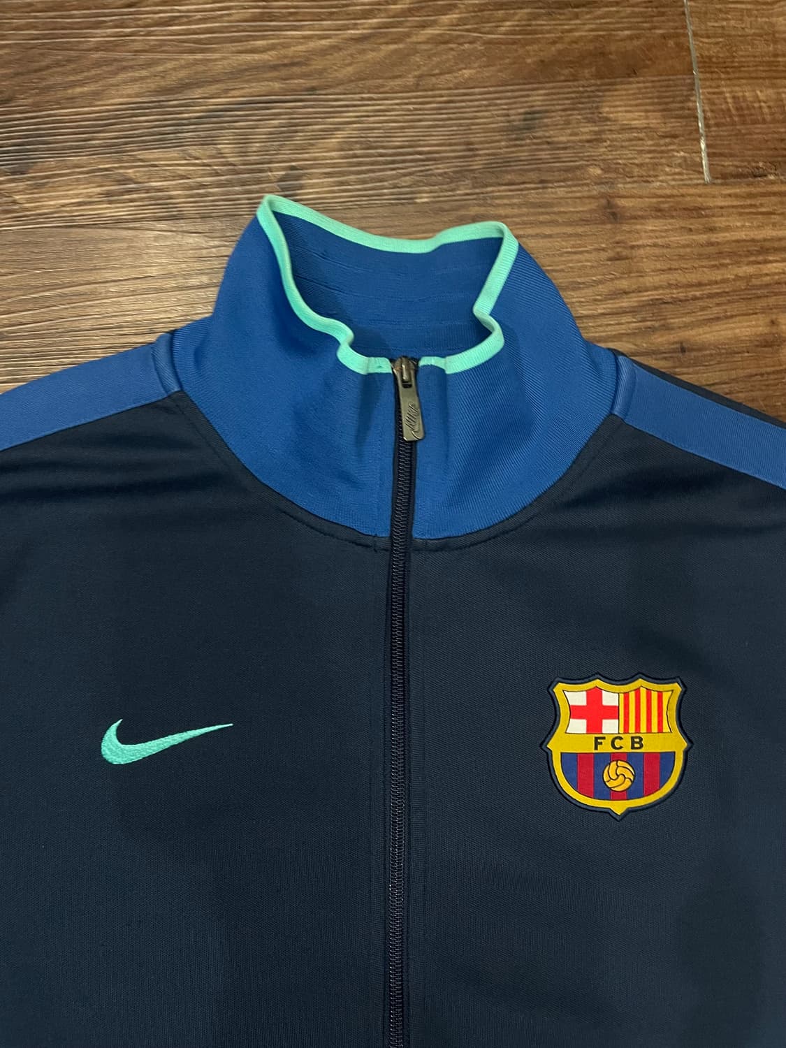 10-11 나이키 FC 바르셀로나 n98 트랙 자켓 져지 네이비 상품이미지2