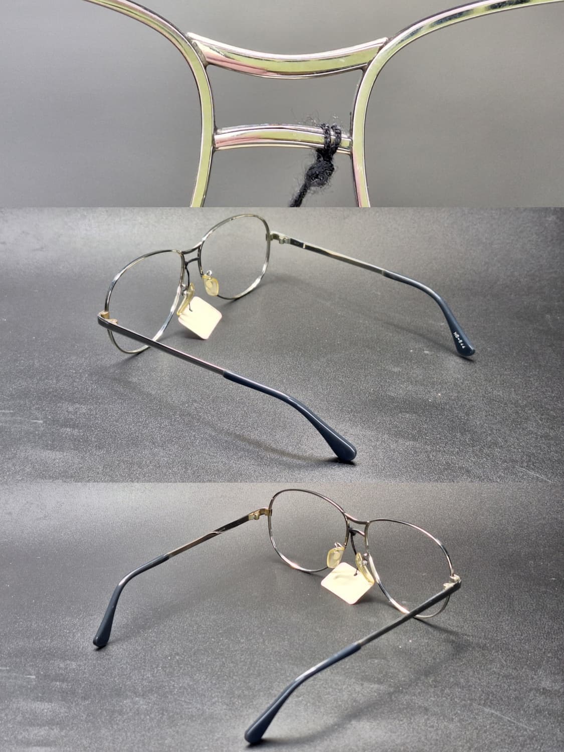 80s 일본제 빈티지 데드스톡 미사용/56mm 안경테 No-844 STP 상품이미지7
