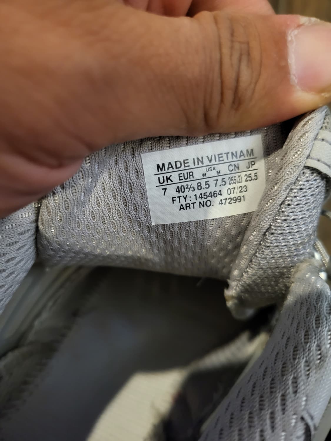 살로몬 운동화 화이트 실버 260 상품이미지6