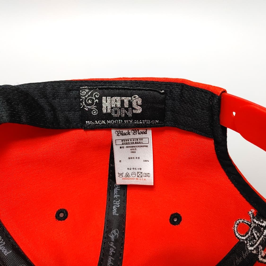 햇츠온 정품 블랙무드 모자 K-216 상품이미지7