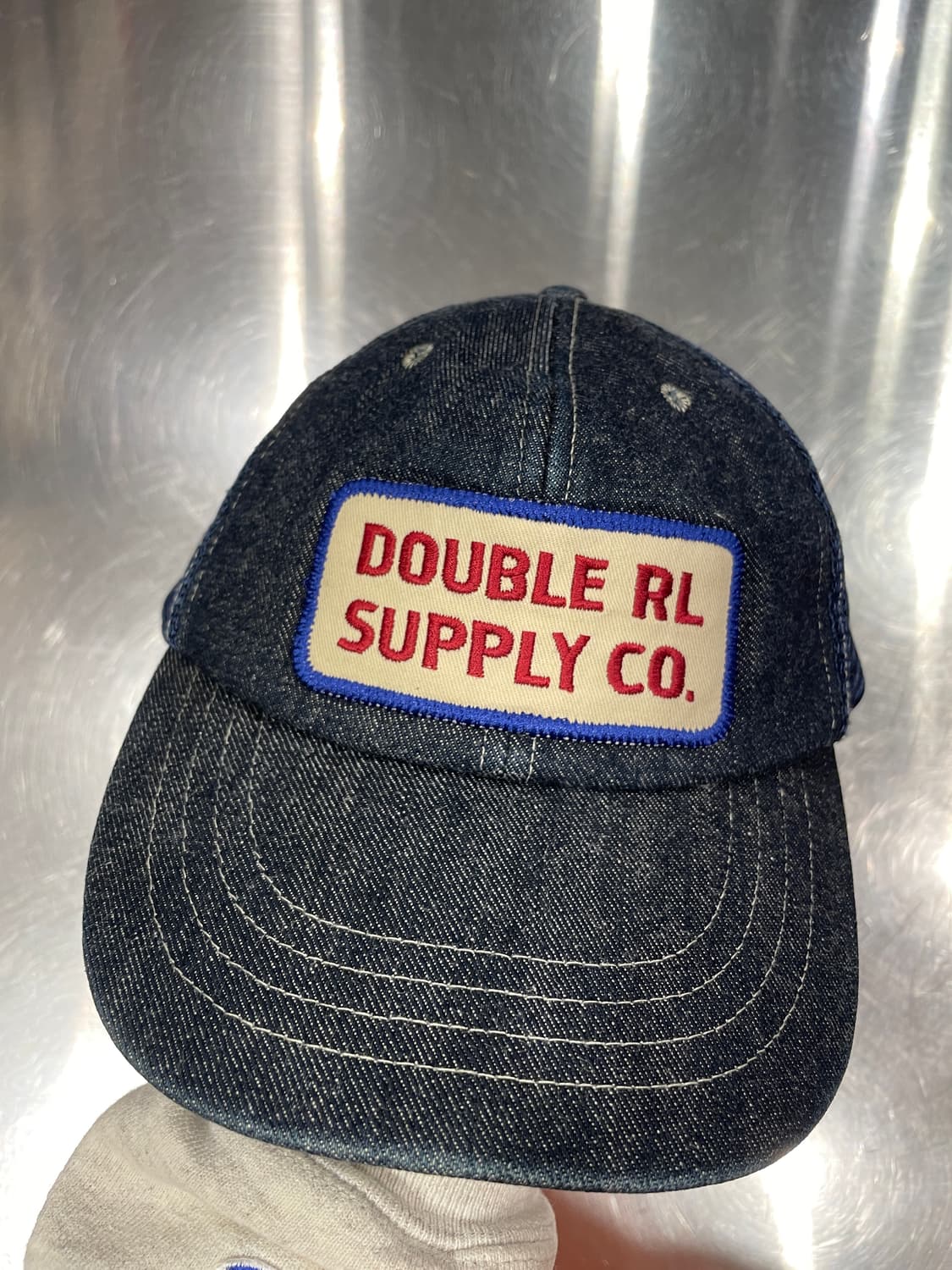 rrl 더블알엘 데님 트러커 캡 상품이미지1