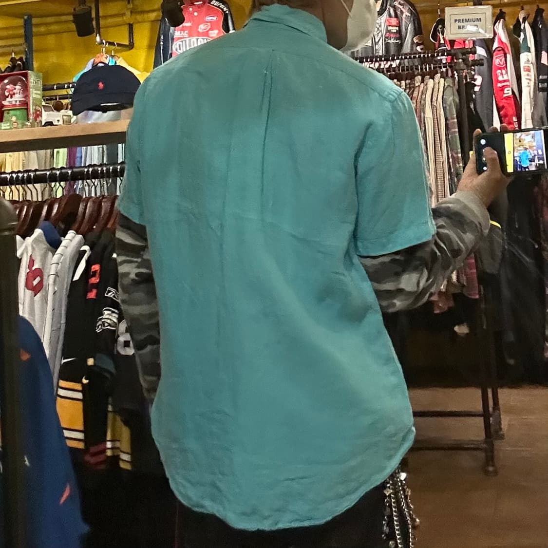 [HI] 폴로 랄프로렌 반팔 셔츠 스카이블루 상품이미지5