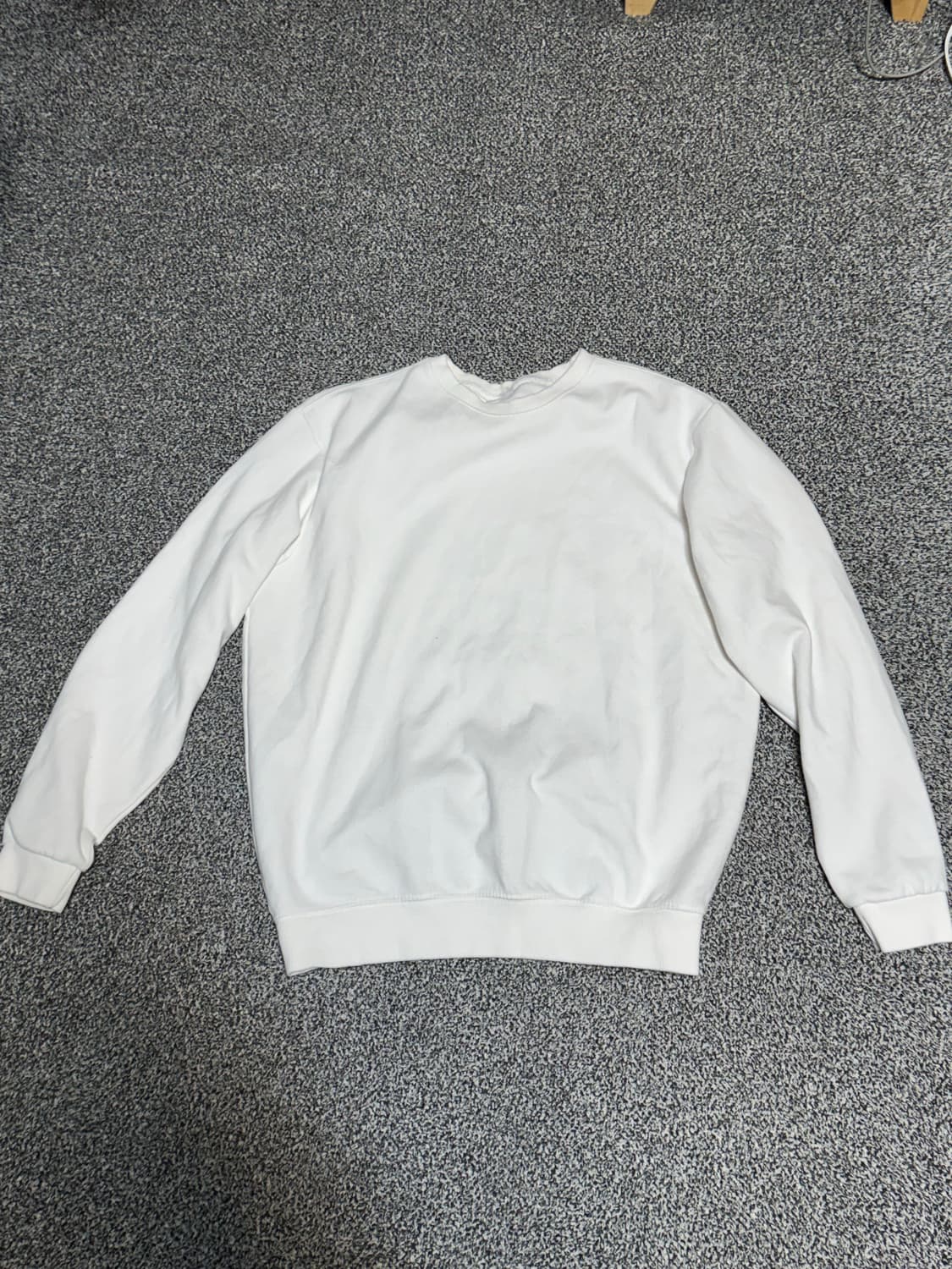 화이트 맨투맨 상품이미지1