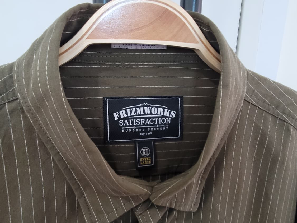 프리즘웍스 와바시 유틸리티 셔츠 올리브 XL사이즈 상품이미지4
