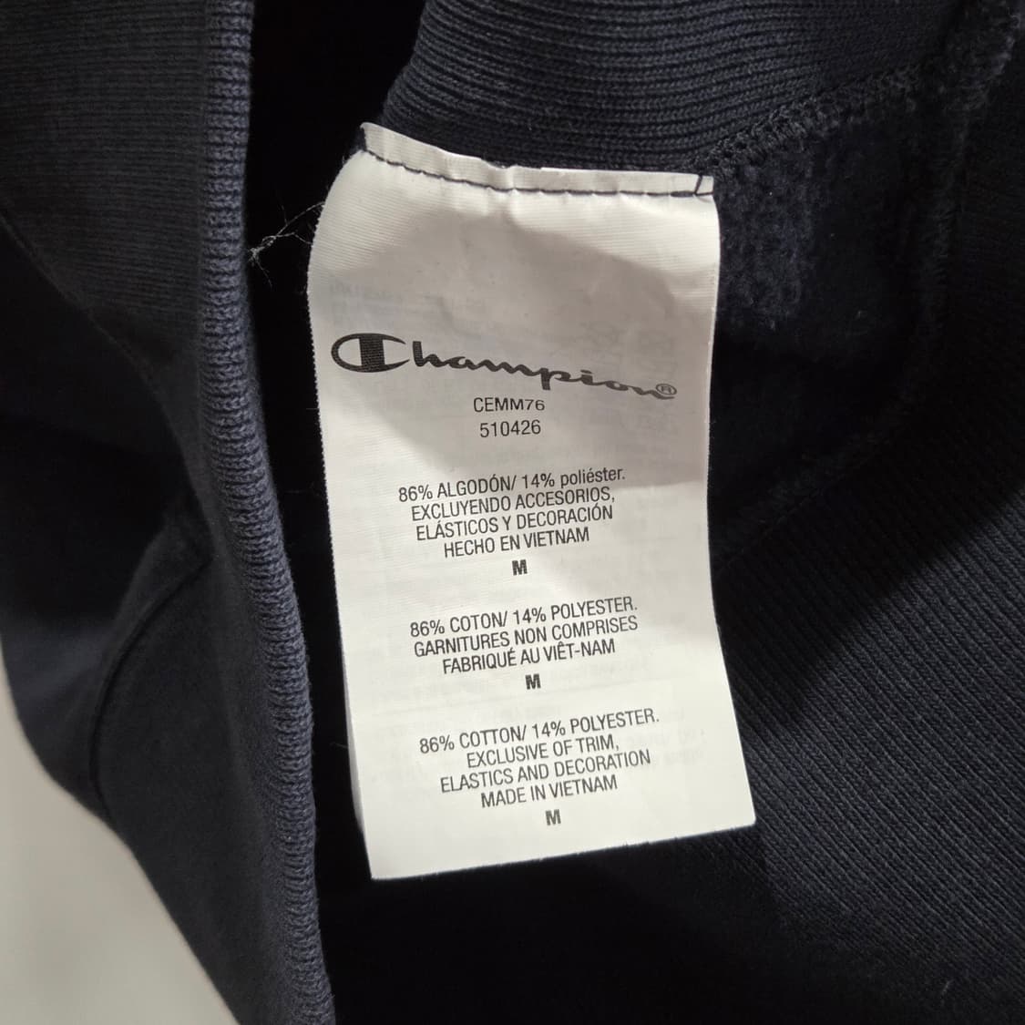 챔피온 레드택 리버스위브 기모 맨투맨 M 상품이미지4