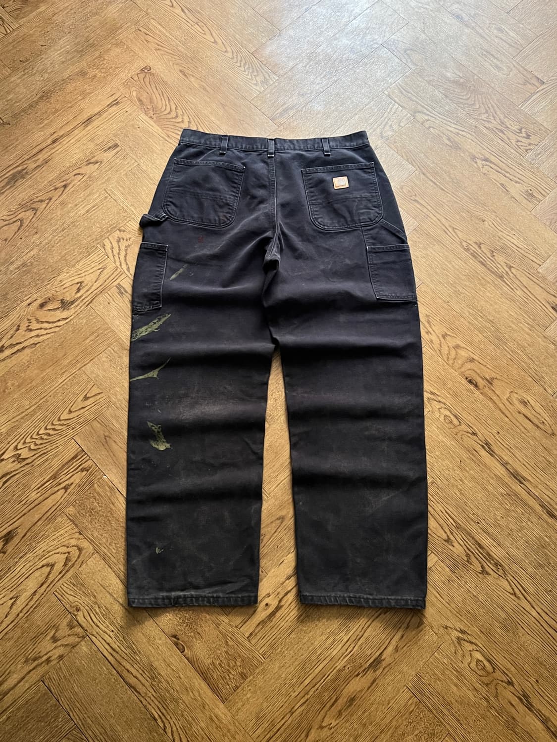 [36]칼하트 USA 빈티지 페인팅 미드나잇 네이비 카펜터 워크 팬츠 상품이미지1