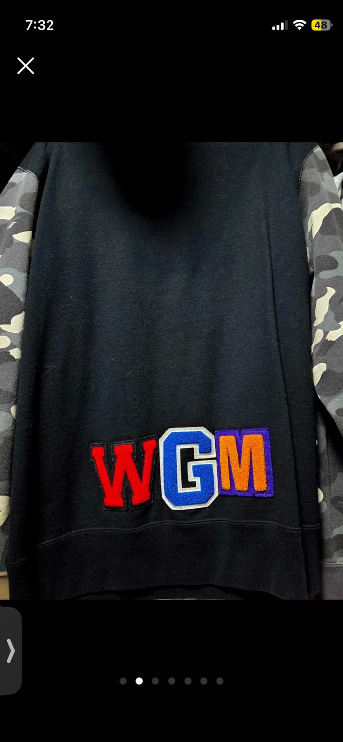 베이프 야광 맨투맨 L 상품이미지2