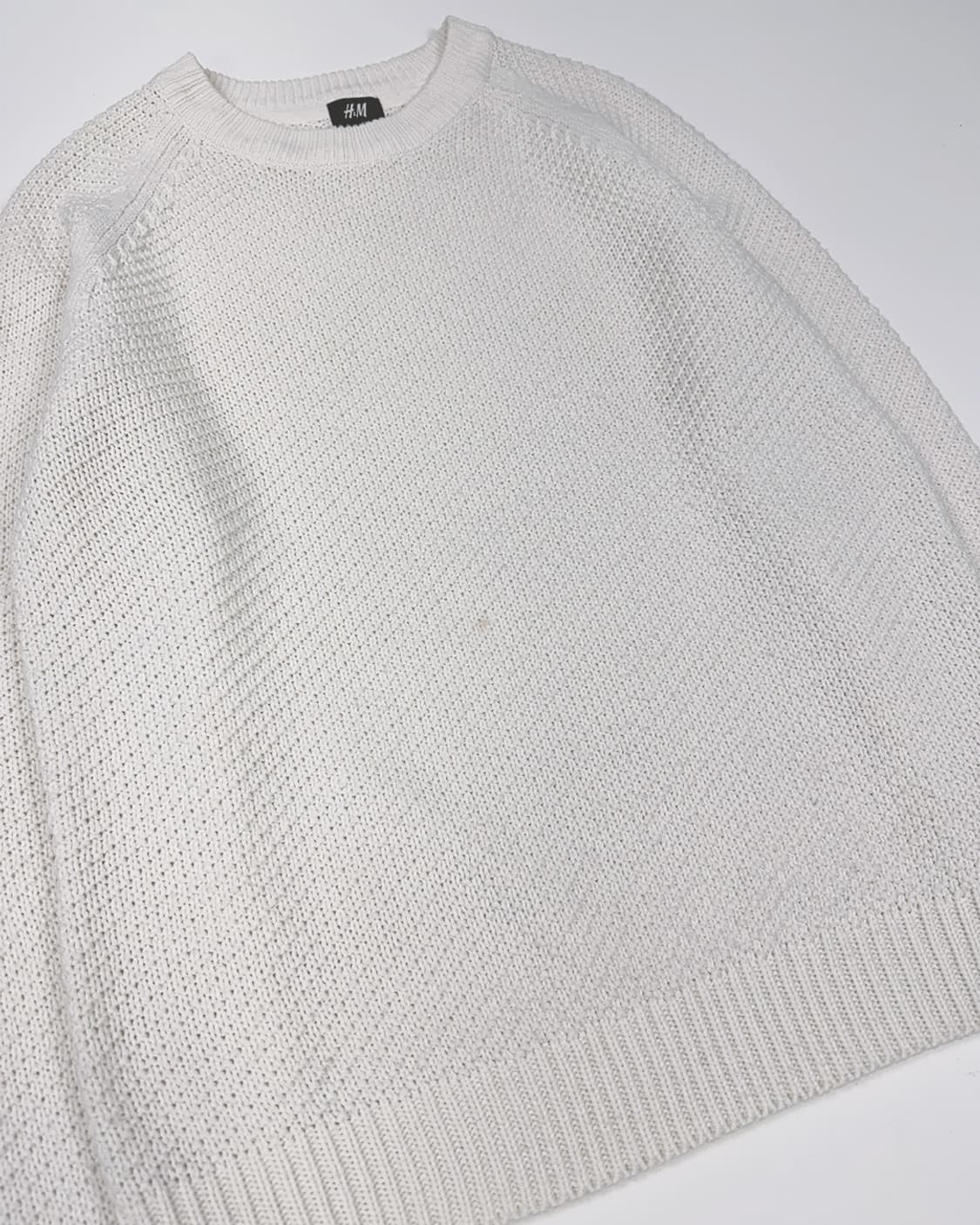 H&M 와플 니트 아이보리 상품이미지3