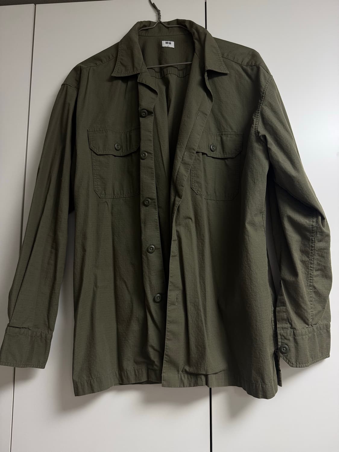 유니클로 립스탑 밀리터리 셔츠 L 상품이미지1