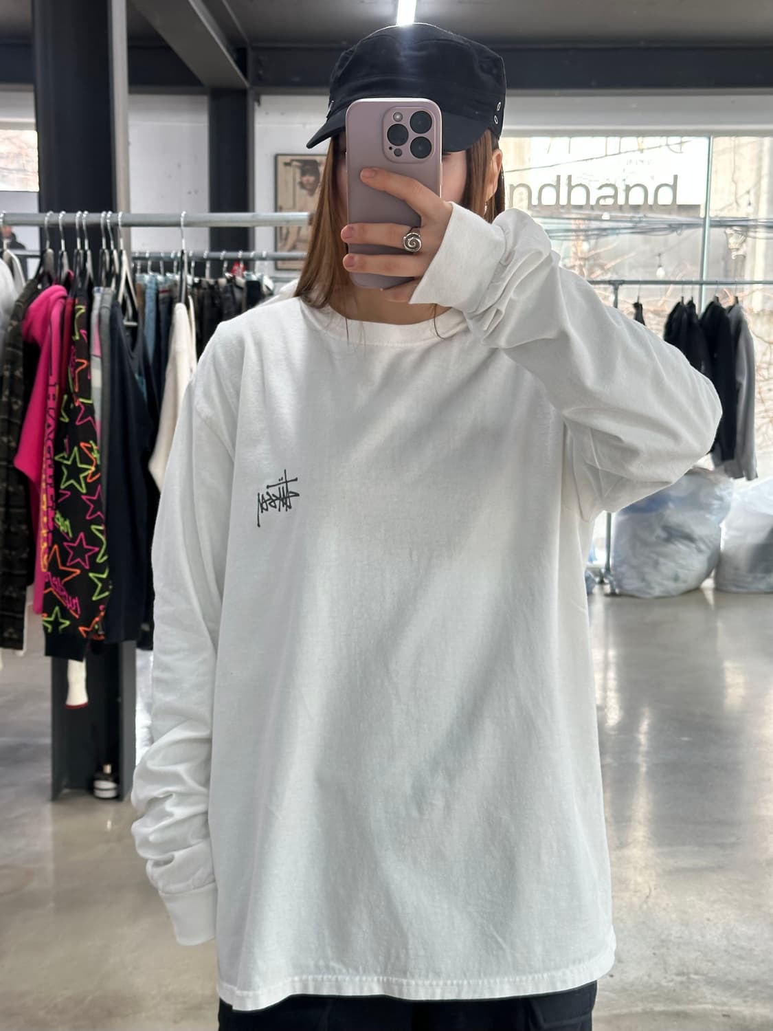 스투시 베이직 백로고 롱슬리브 상품이미지4