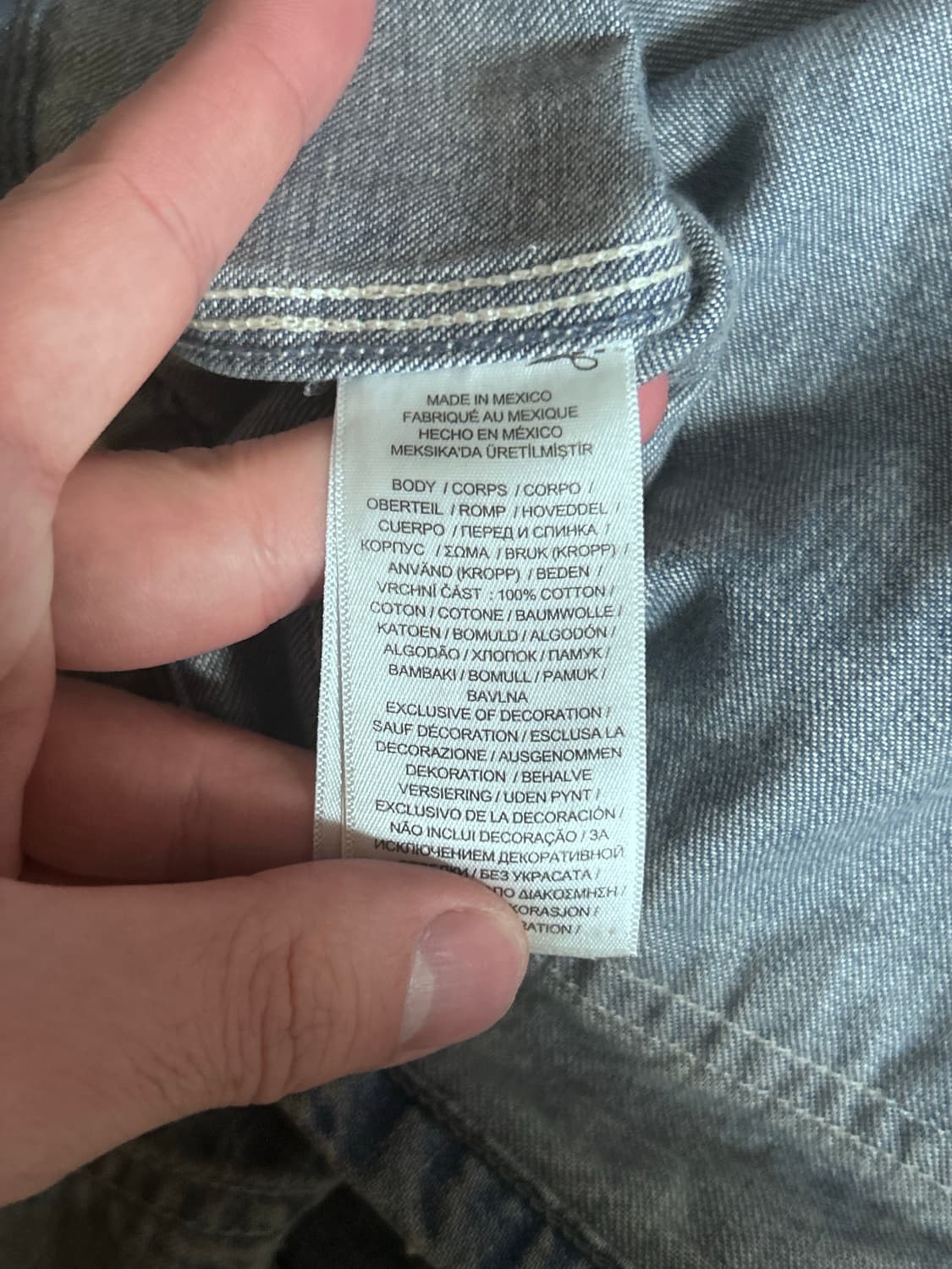 RRL 24SS 엔지니어 데님 워크 자켓 M 상품이미지4