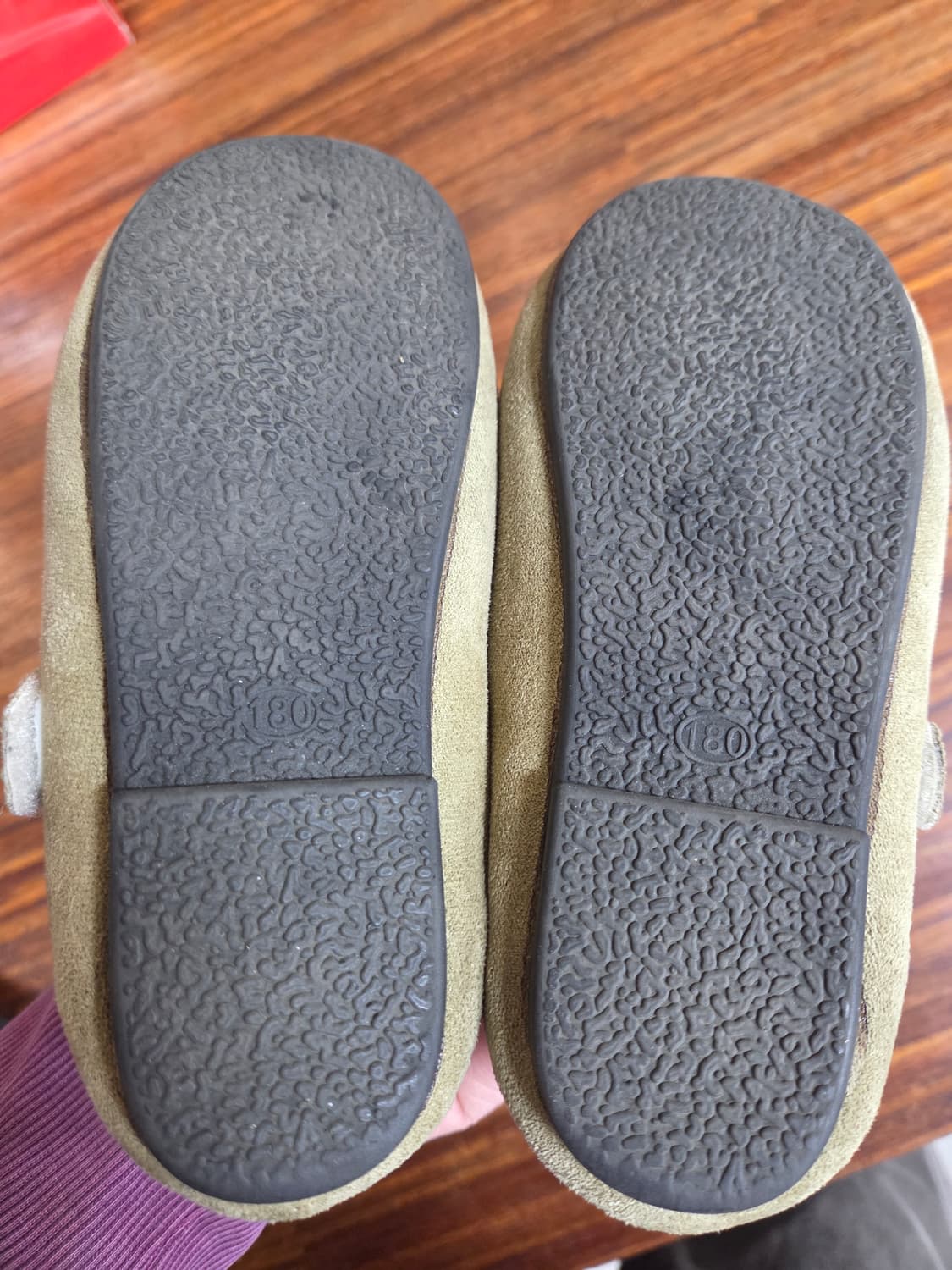 키펀트 키즈 스웨이드 안감털 신발 180 상품이미지4