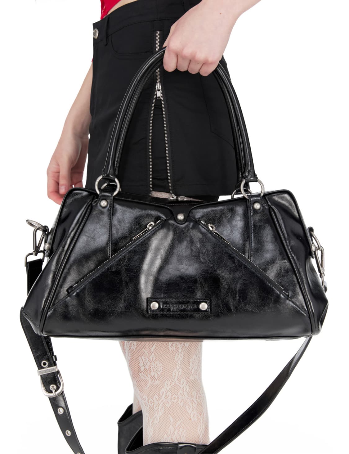 SUNBURNPROJECT Faux Leather M.O.S Bag 상품이미지3