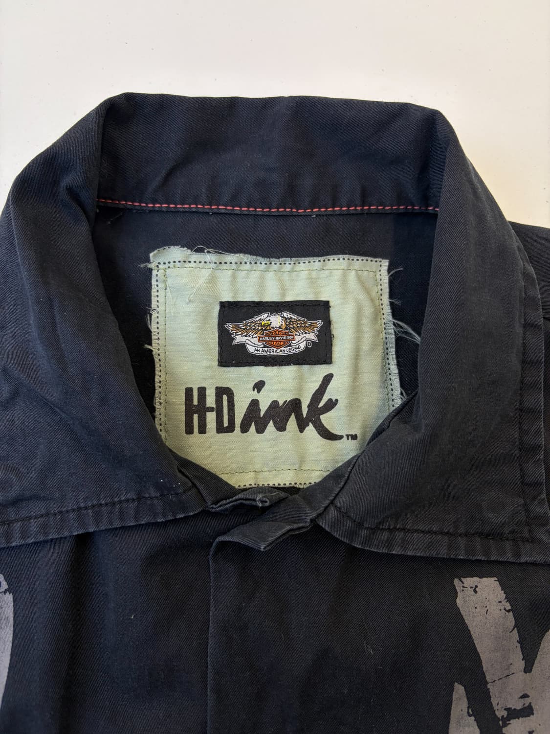 할리 데이비슨 모터사이클 스컬 하프 셔cm 상품이미지4