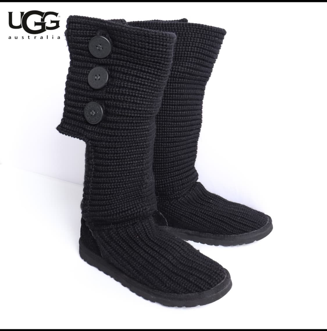 어그 카디 니트 부츠 블랙 사요 (235-250) 상품이미지1