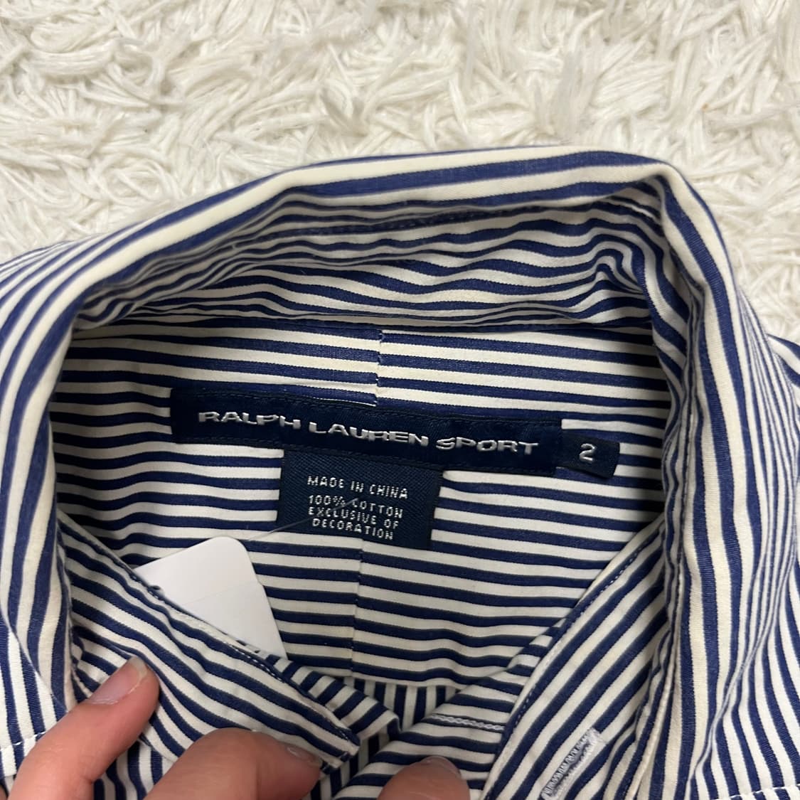 Polo big pony double player stripe shirt 상품이미지6