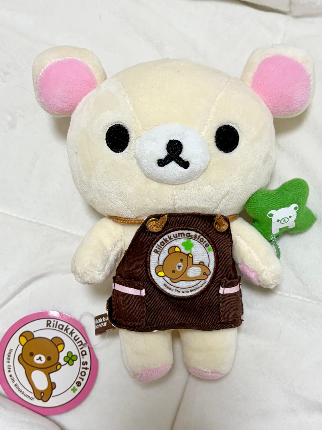 고전 리락쿠마 스토어 한정판 앞치마 코리락쿠마 인형 상품이미지1