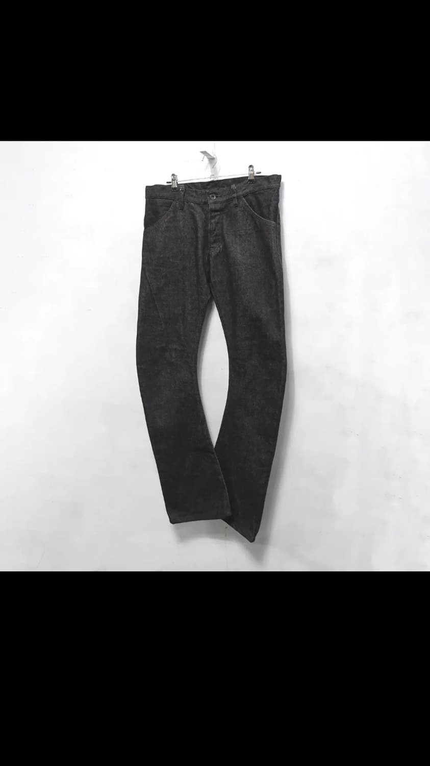 ATTACHMENT 어태치먼트 J 커브 부츠컷 곱창  플레어 데님팬츠 M 상품이미지3