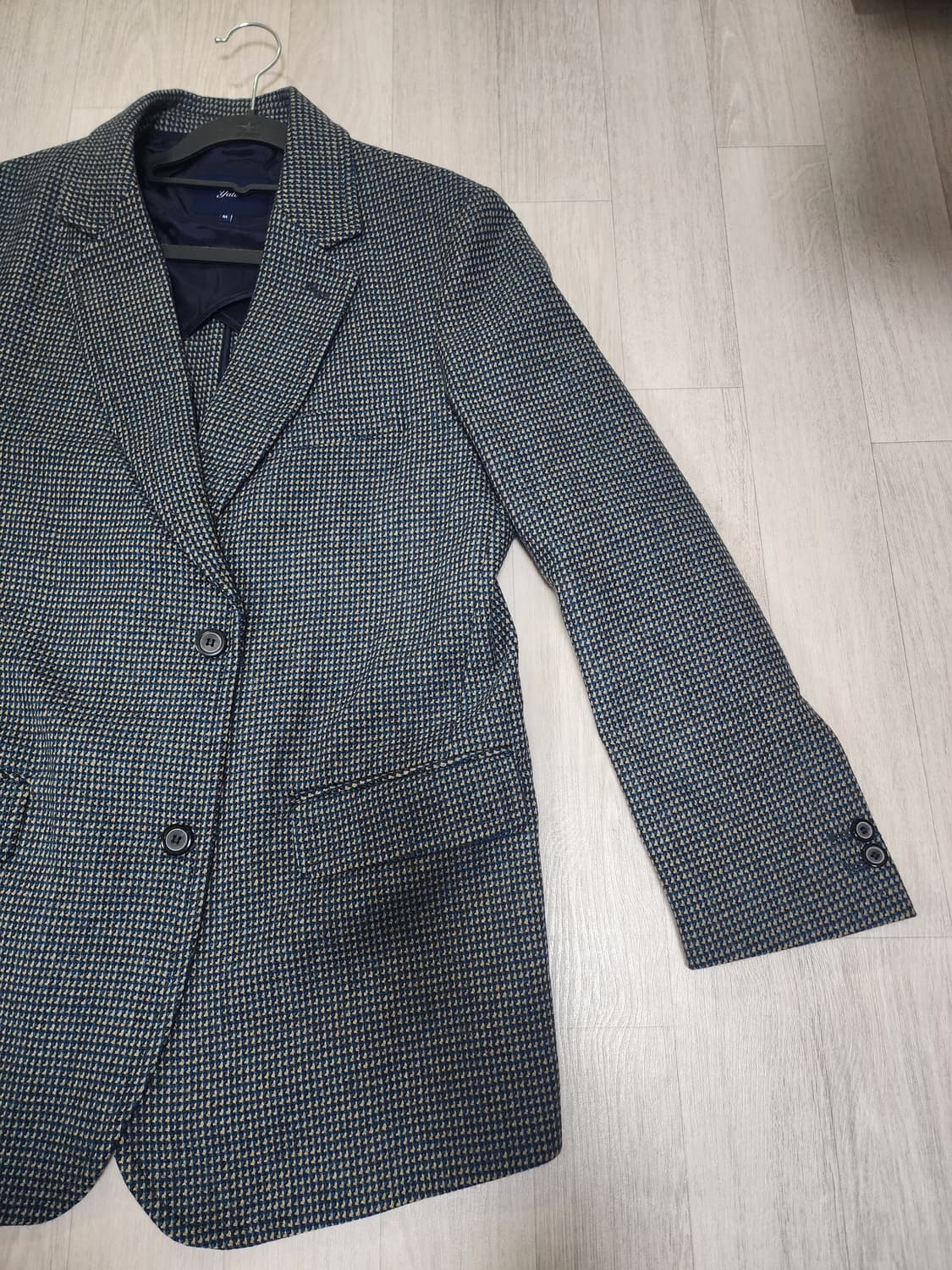 YALE X BROWN OC 하운즈투스 체크 블레이저 자켓 블루 상품이미지5