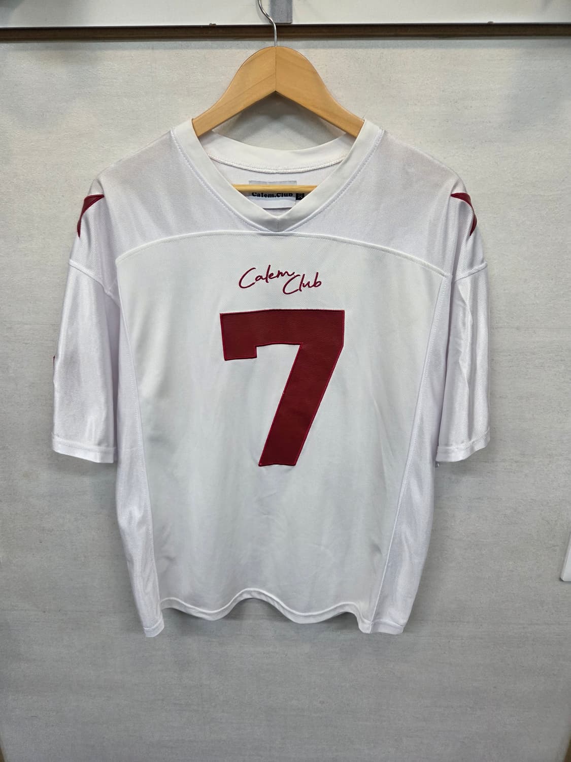 빈티지 calem club 가죽로고 져지 반팔 xl 상품이미지1