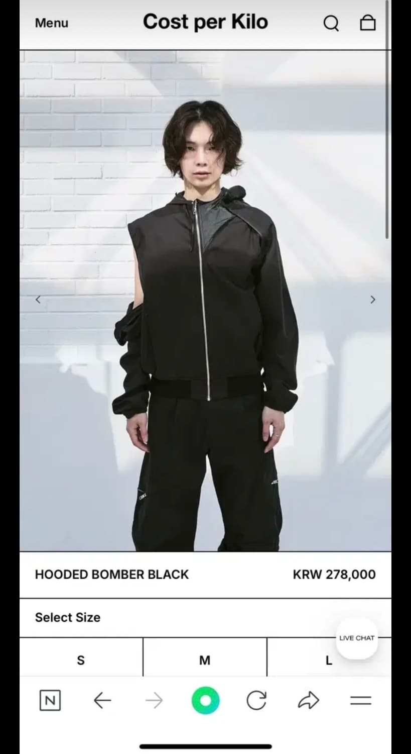 코스트퍼킬로 후드봄버자켓 상품이미지4