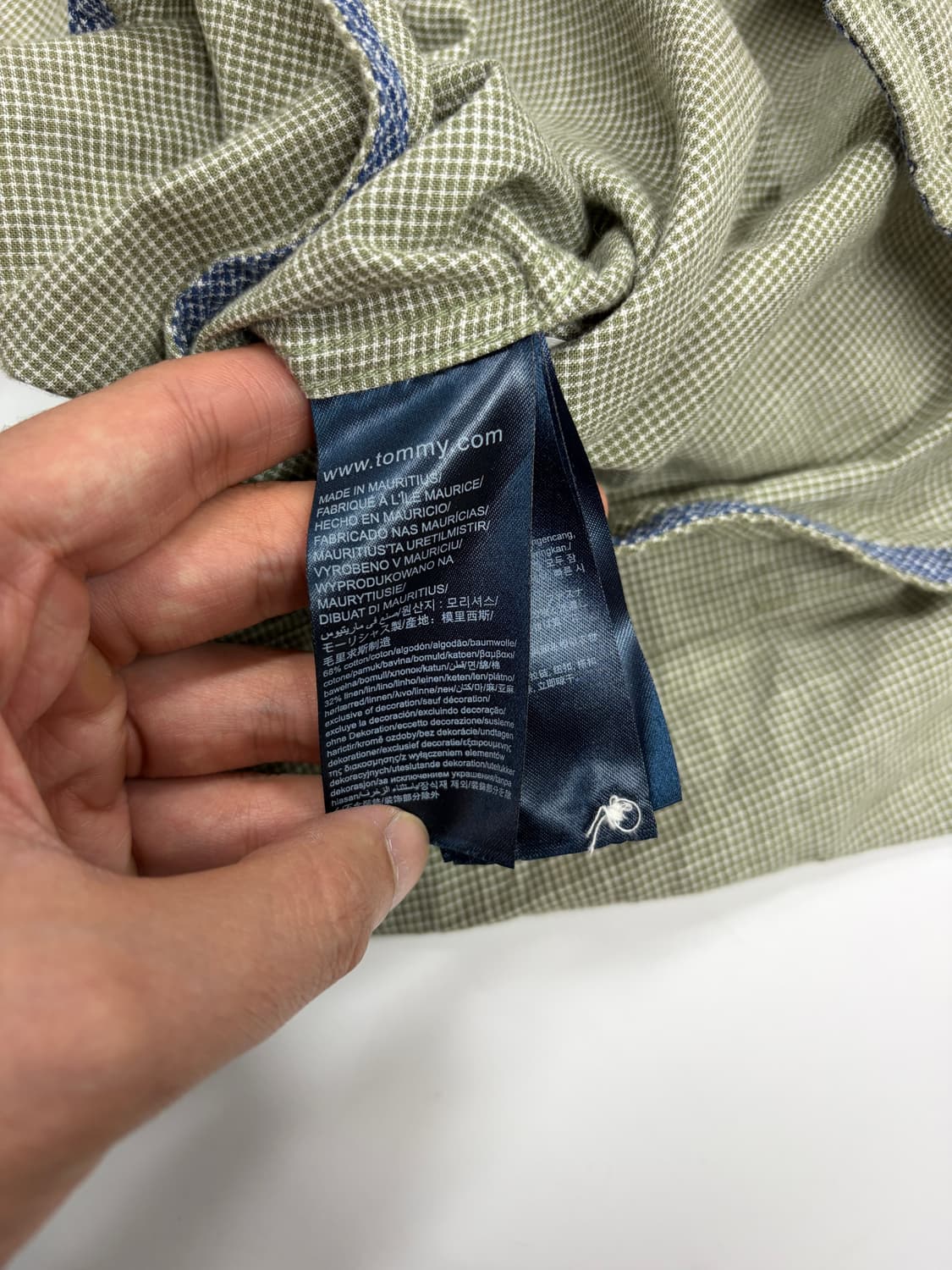 타미힐피거 코튼린넨 셔츠 상품이미지5