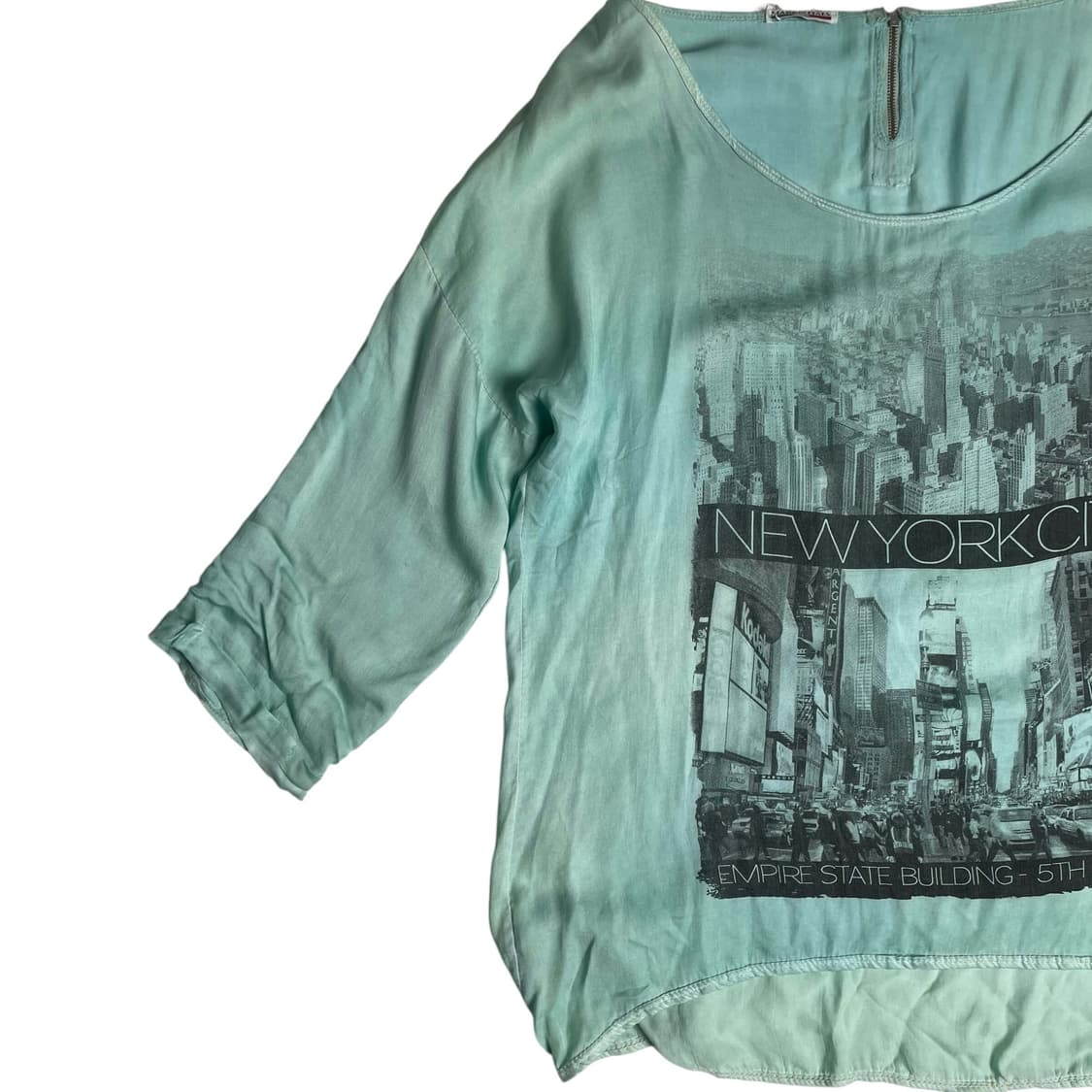 Newyork city 그래픽 그린 롱슬리브 (italy)  상품이미지4