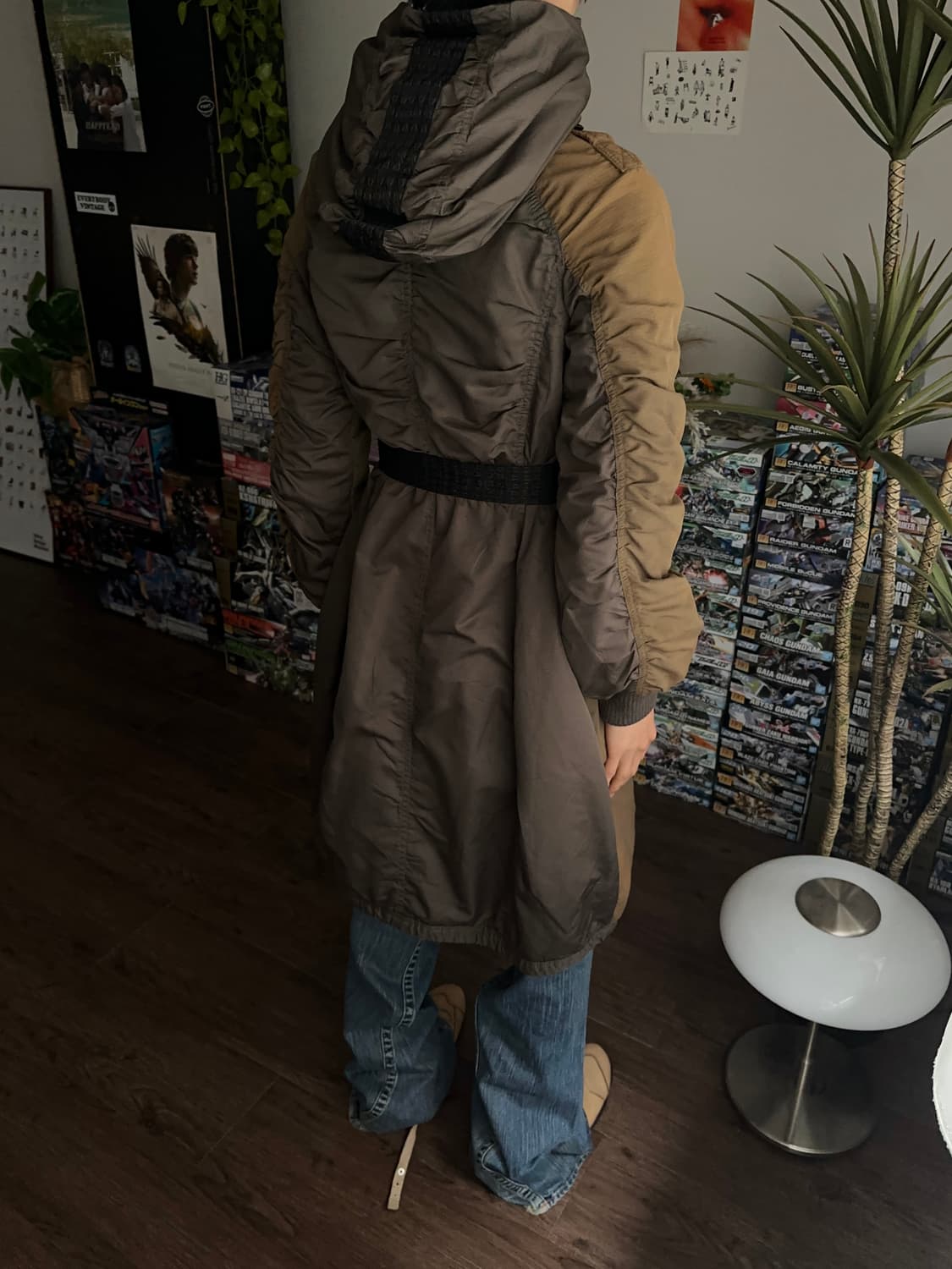 Diesel 디테일 롱 플라이트 자켓 상품이미지7