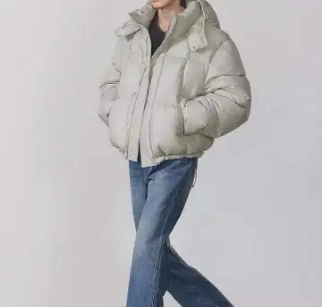 벨리에 크로스 라인 후디드 구스 다운 패딩 s(100~105 추천) 상품이미지9