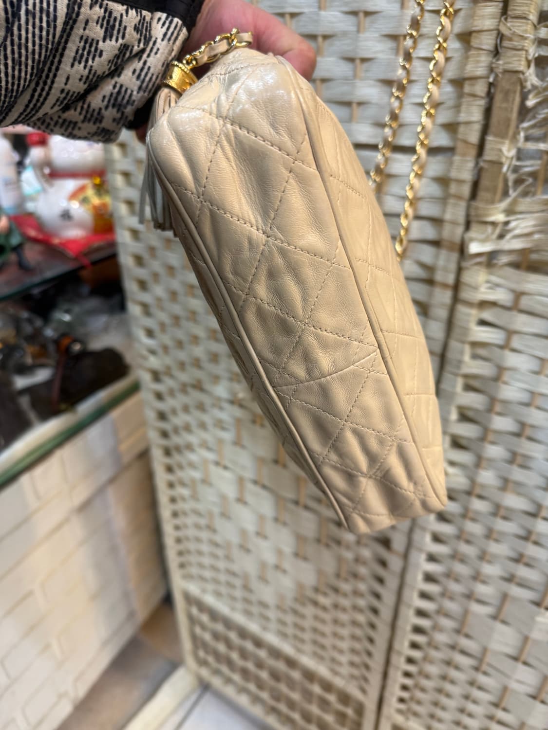 정품 샤넬 램스킨 퀄팅 체인크로스백 팝니다 상품이미지6