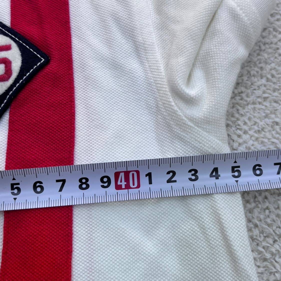 XL 타미힐피거 배색 반팔 카라 티셔츠 0410E 상품이미지6