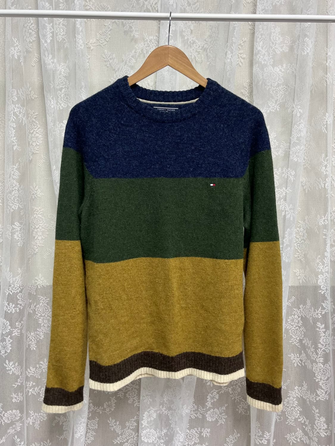 L) 타미힐피거 울 100 니트 상품이미지1