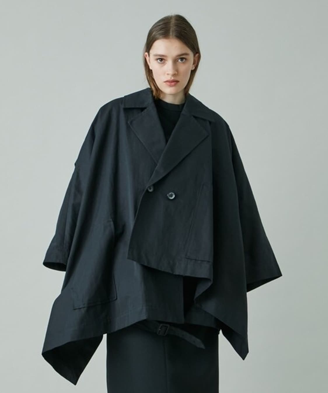 리토 스트럭쳐 트렌치 케이프 상품이미지3