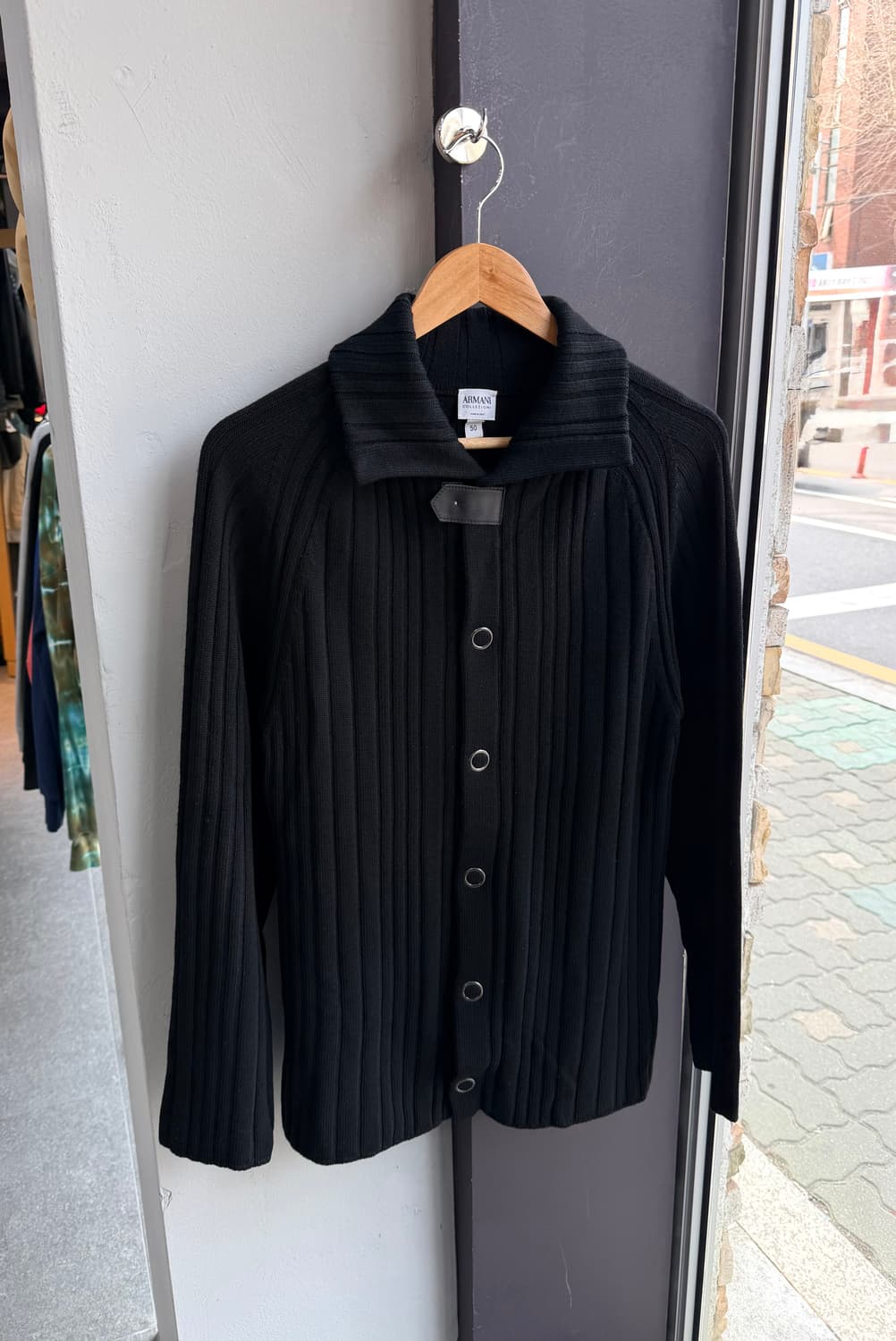 50/ 알마니 꼴레지오니 골지 니트 자켓 상품이미지2