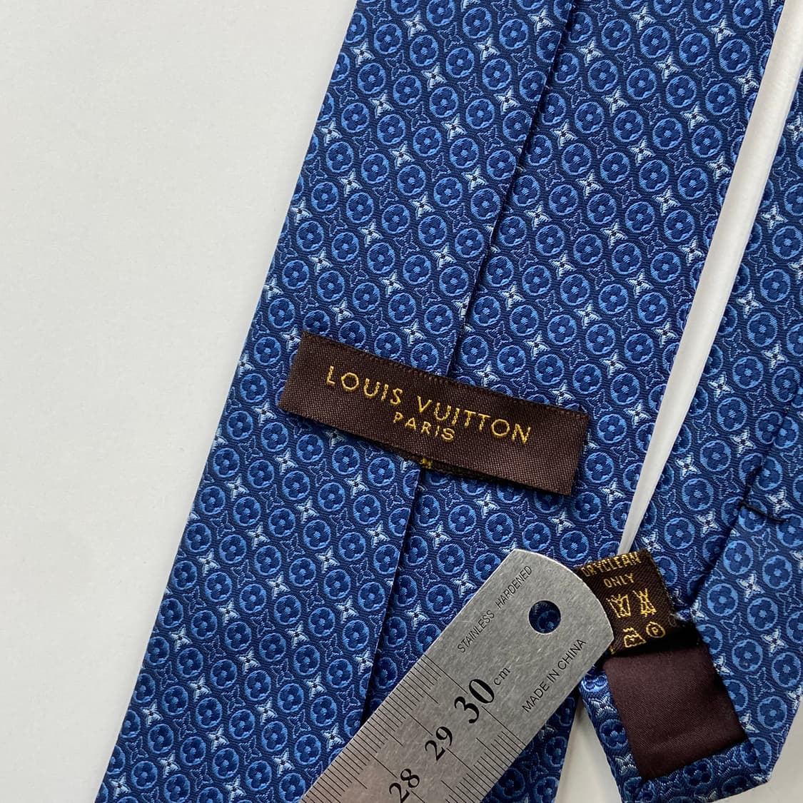 루이비통 (LOUIS VUITTON) 모노그램 명품 정품 넥타이 상품이미지7