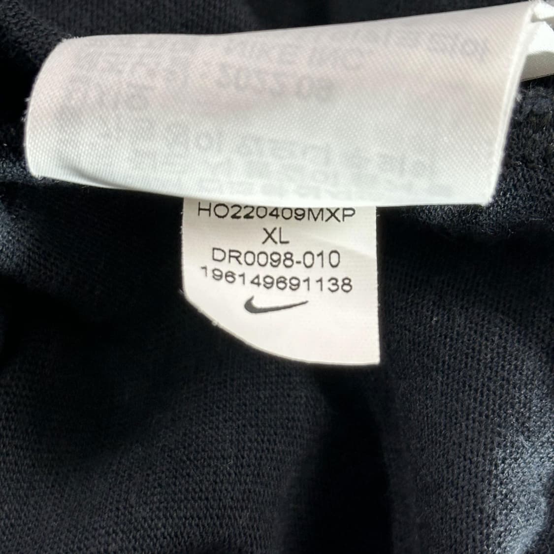 나이키 x 피스마이너스원 롱슬리브 티셔츠 블랙 XL 상품이미지7