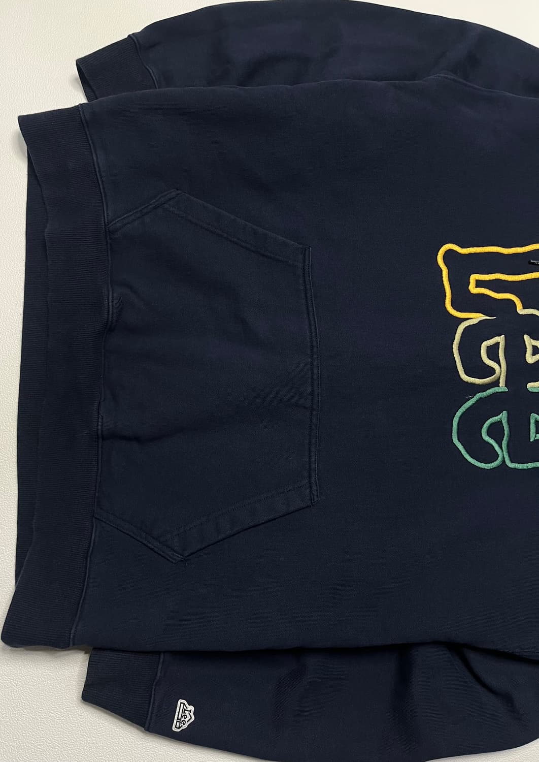 Lee 빈티지 로고 네이비 후드티 상품이미지3