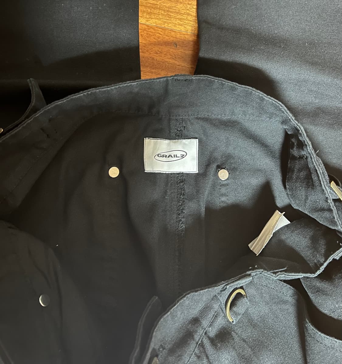 그레일즈 카펜터 레더 더블니 팬츠 상품이미지4