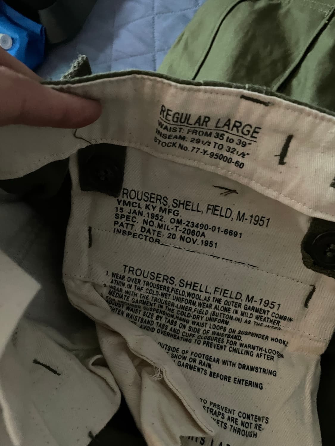 YMCLKY M-51 PANTS 상품이미지3