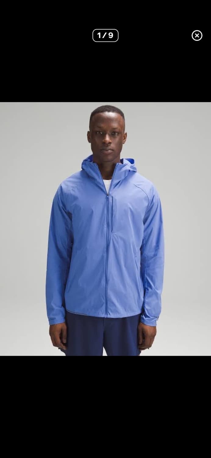 룰루레몬 패스트 앤 프리 자켓 하늘색 상품이미지1