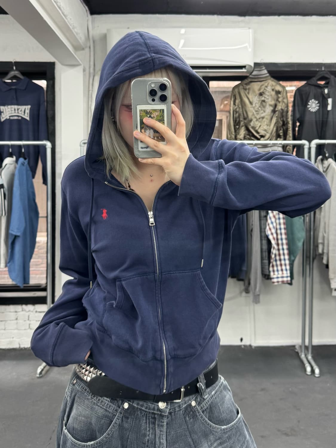 폴로 랄프로렌 레드포니 후드집업 상품이미지1