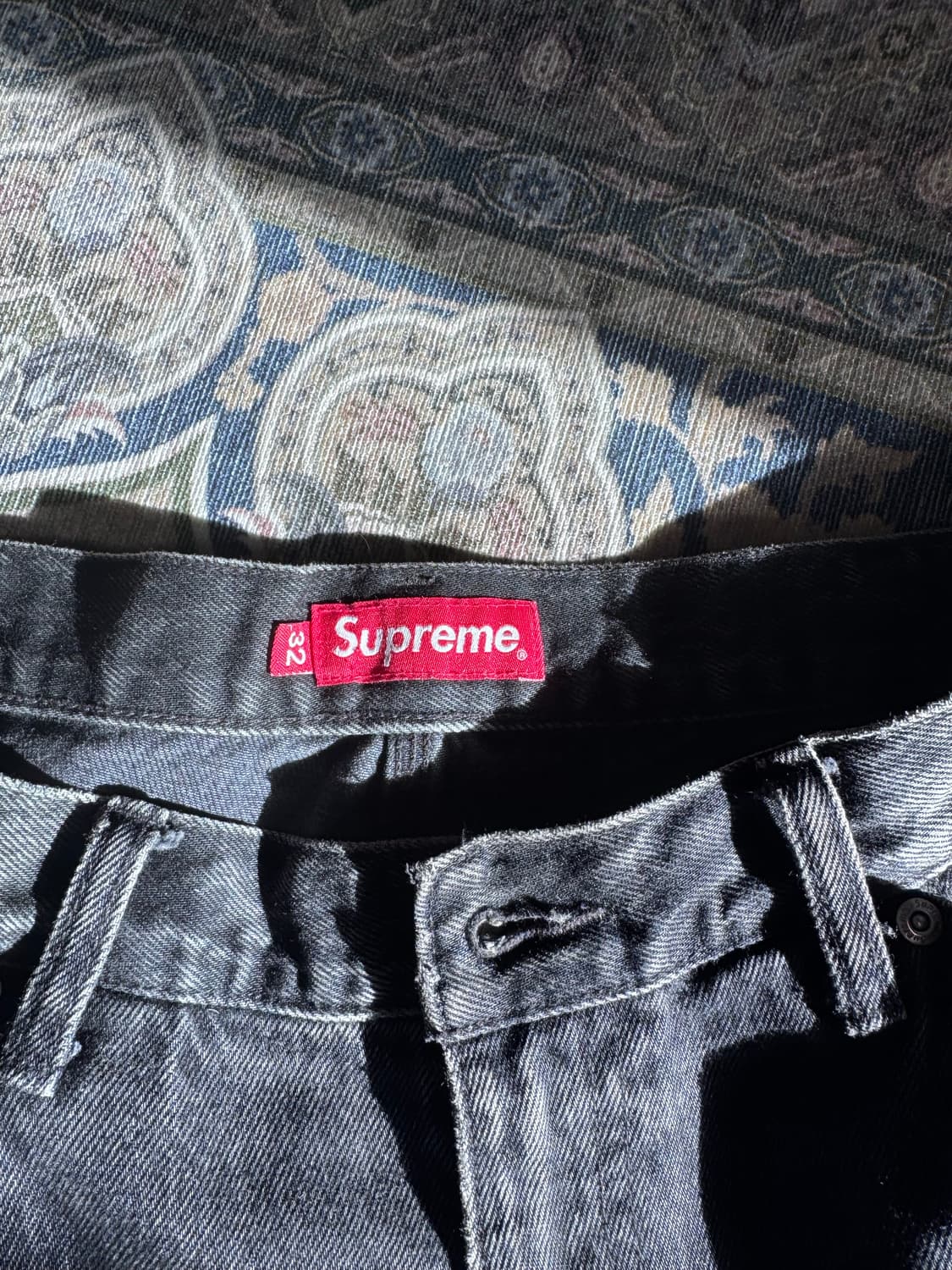 슈프림 더블니 데님 팬츠 32사이즈 24ss 상품이미지2